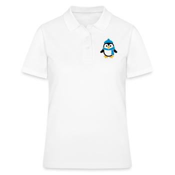 Manchot - Polo Femme - blanc - Devant - Ailine (174cm)