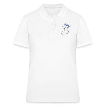 Elephant splashes water from proboscis - Choose color - Women's Polo Shirt - white - Front - Ailine (174cm)