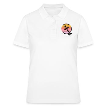 Izmir Ankara Turkey Airport Sun Plane Retro - Women's Polo Shirt - white - Front - Ailine (174cm)