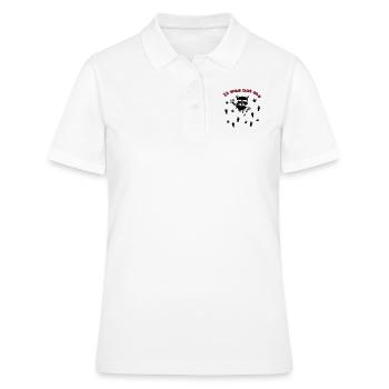 Raton laveur / raton laveur - Polo Femme - blanc - Devant - Ailine (174cm)