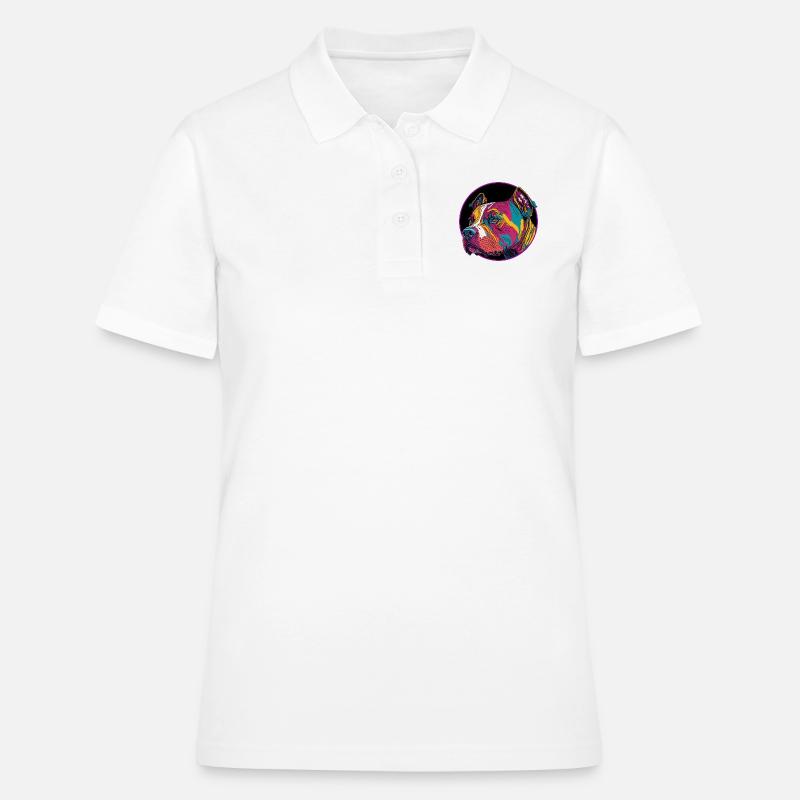 pitpull - Women's Polo Shirt - white