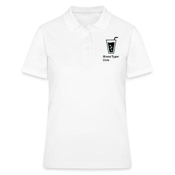 de sang; cola - Polo Femme - blanc - Devant - Ailine (174cm)