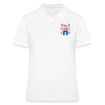 Allez La France - Polo Femme - blanc - Devant - Ailine (174cm)
