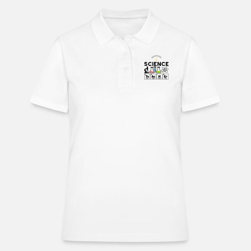 Professeur de sciences - Sciences - Polo Femme - blanc