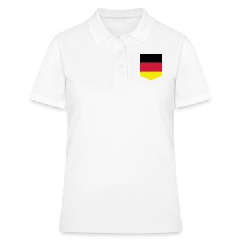 Allemagne - Polo Femme - blanc - Devant - Ailine (174cm)