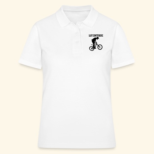 Mountainbike - Frauen Polo Shirt
