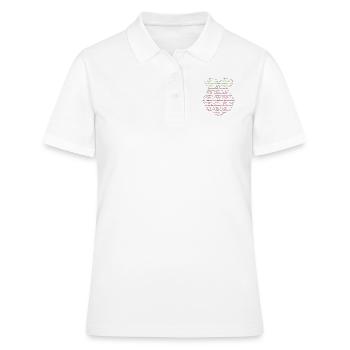ASCII - Raspberry Pi - Polo Femme - blanc - Devant - Ailine (174cm)