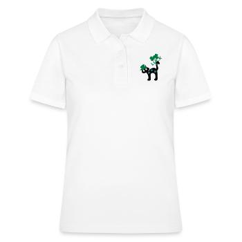 Jour la chance de minou de St.Patty l ' - Polo Femme - blanc - Devant - Ailine (174cm)