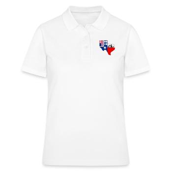 Texas - Frauen Polo Shirt - Weiß - Vorne - Ailine (174cm)