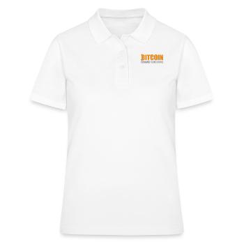 Bitcoin Over Banks - Women's Polo Shirt - white - Front - Ailine (174cm)