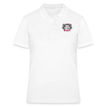 Racetrack Race Car Racing Autosport - Polo Femme - blanc - Devant - Ailine (174cm)