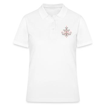 Ornement Boho - Polo Femme - blanc - Devant - Ailine (174cm)