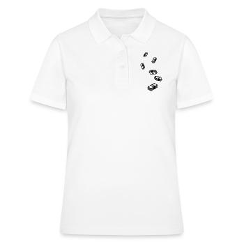 Monnaie Monnaie Silhouette - Polo Femme - blanc - Devant - Ailine (174cm)