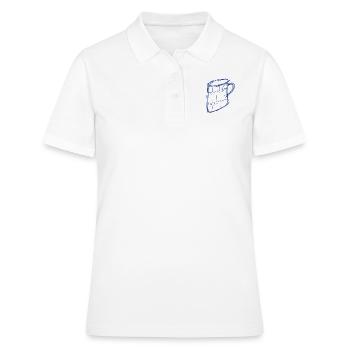 pichet pour blanc - Polo Femme - blanc - Devant - Ailine (174cm)