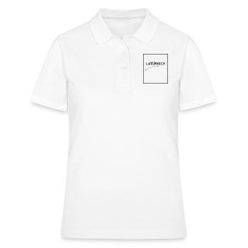 latürnich schwarz - Frauen Polo Shirt - Weiß - Vorne - Ailine (174cm)