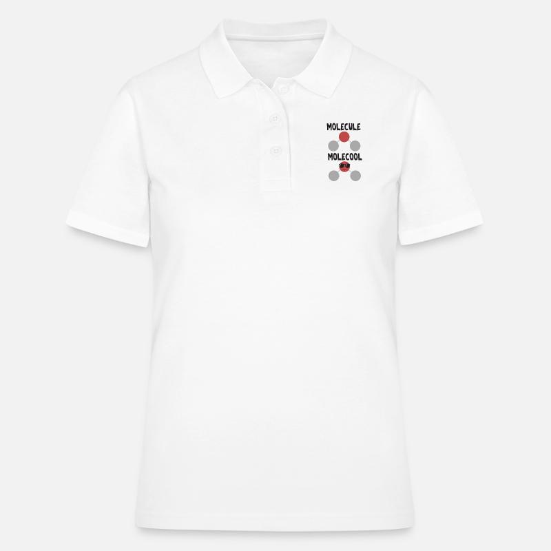 Science Chemistry Molecule Molecool - Women's Polo Shirt - white