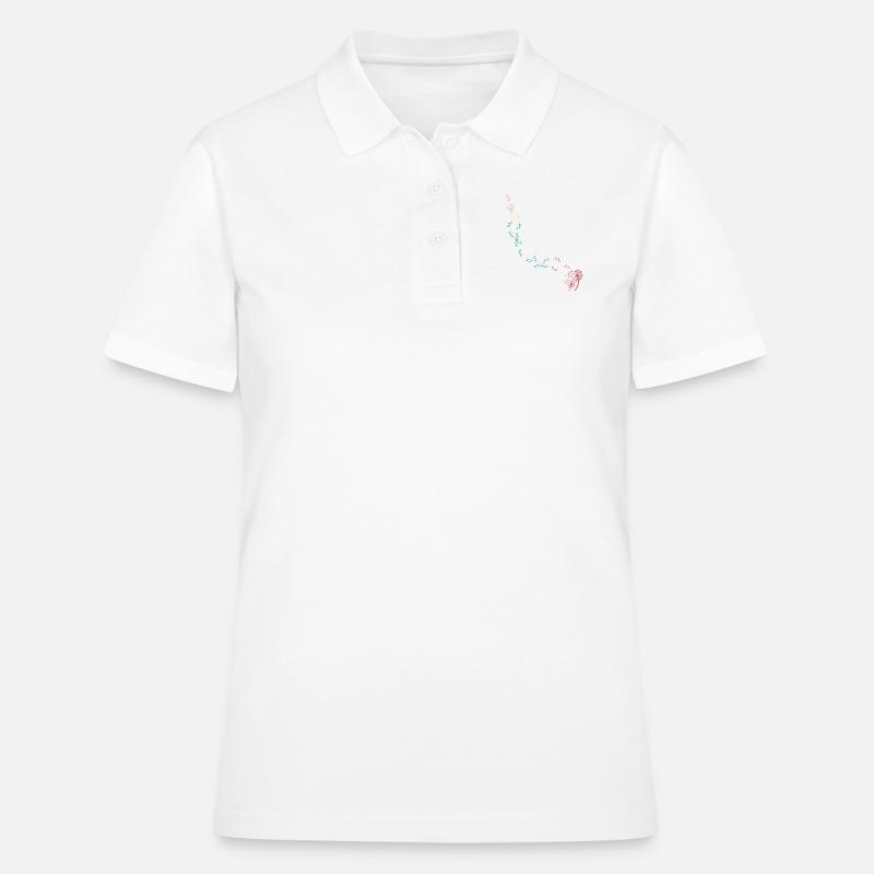 Pusteblume fleur de vie Chakra - Polo Femme - blanc