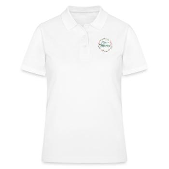 Future Mariée EVJF Team de la Mariée Jeune Fille - Polo Femme - blanc - Devant - Ailine (174cm)