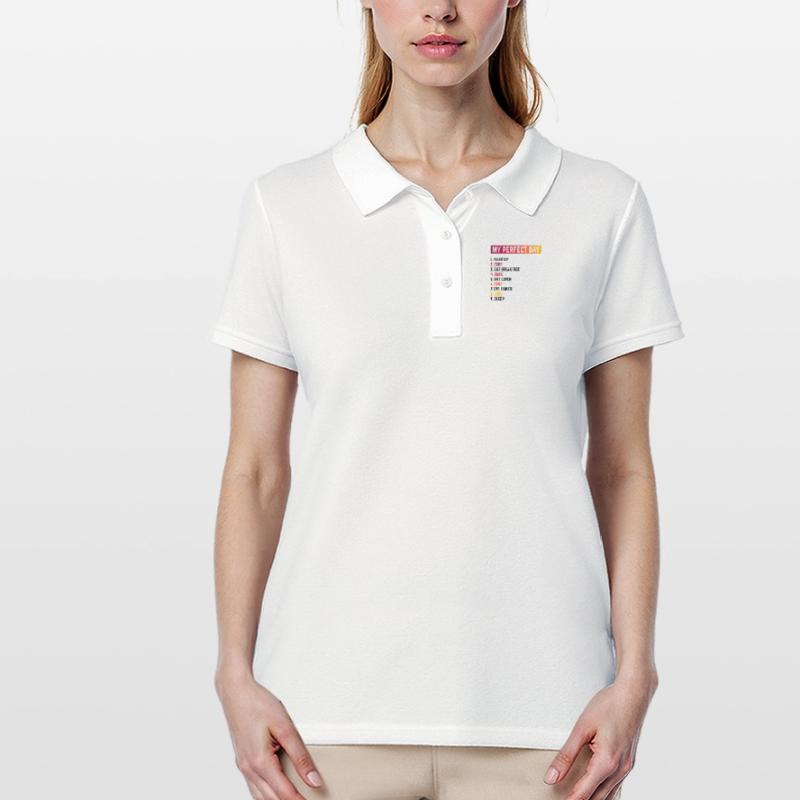 My Perfect Day Wake Up Code Software Developer Pro Frauen Polo Shirt