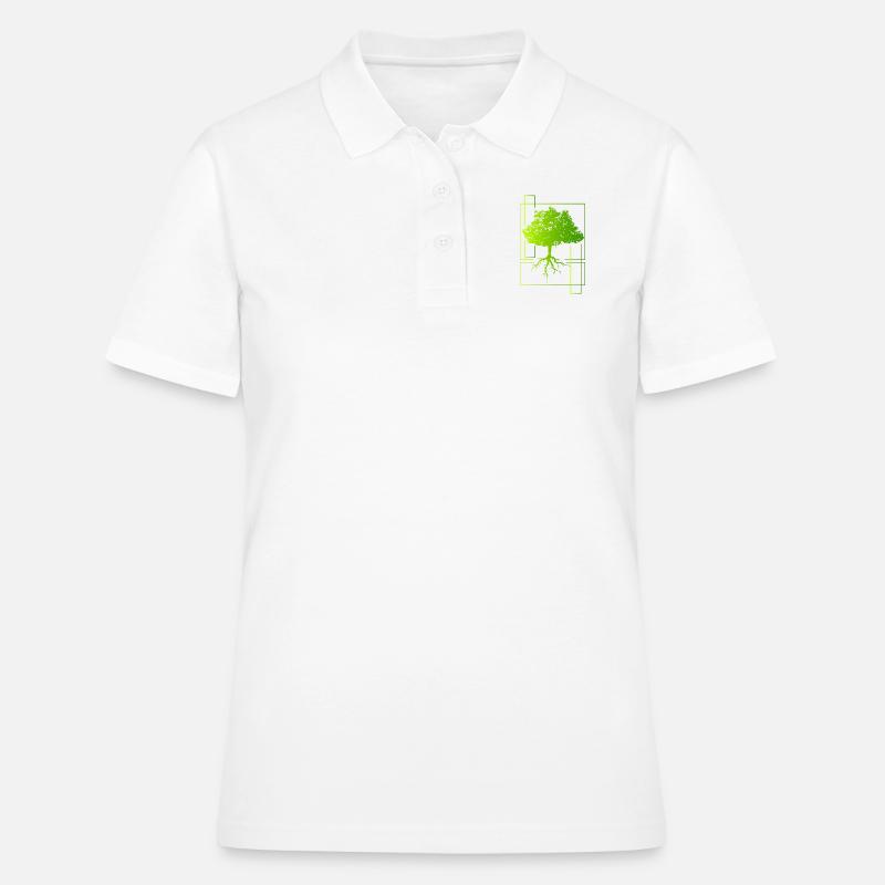 Tree - Women's Polo Shirt - white