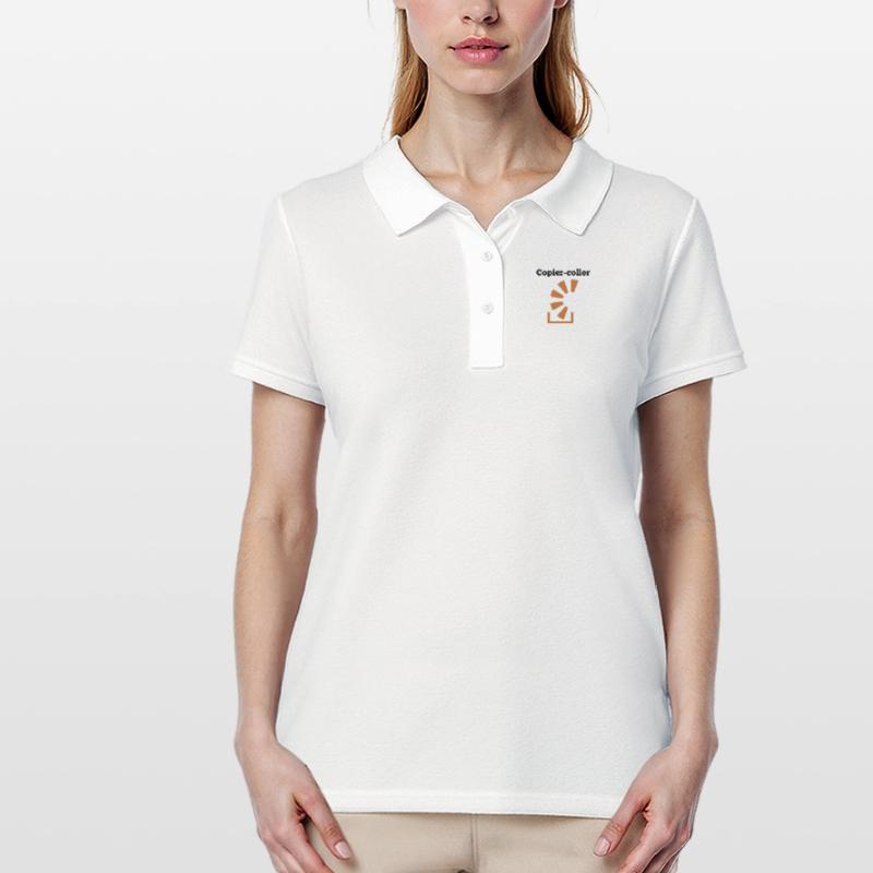 Copier Coller Programmer Software Developer Nerd G Frauen Polo Shirt