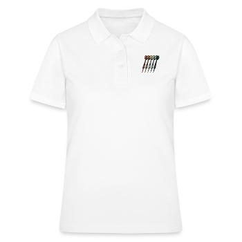 Équipe de fléchettes Association de fléchettes - Polo Femme - blanc - Devant - Ailine (174cm)