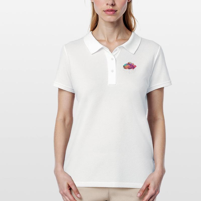 Cloud Computing Cyberpunk Developer IT Computer Women's Polo Shirt