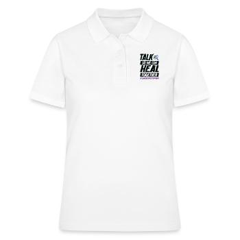 Sensibilisation à la prévention du suicide 988 - Polo Femme - blanc - Devant - Ailine (174cm)