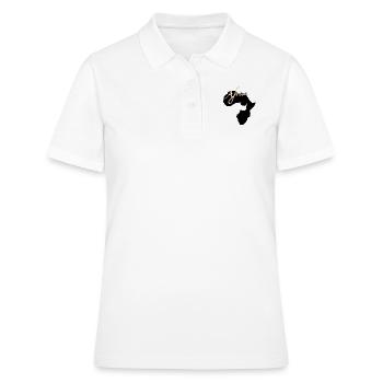 Africa - Frauen Polo Shirt - Weiß - Vorne - Ailine (174cm)