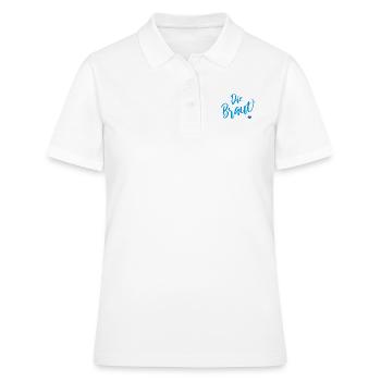 Die Braut - Frauen Polo Shirt - Weiß - Vorne - Ailine (174cm)