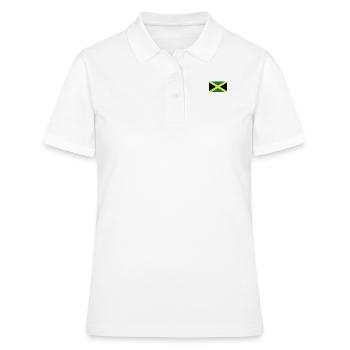 Wah Gwaan Slang Design Jamaica Jamaican Parade - Polo Femme - blanc - Devant - Ailine (174cm)