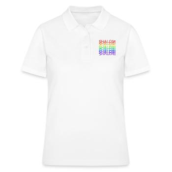 SHALOM - ARC-EN-CIEL - Polo Femme - blanc - Devant - Ailine (174cm)