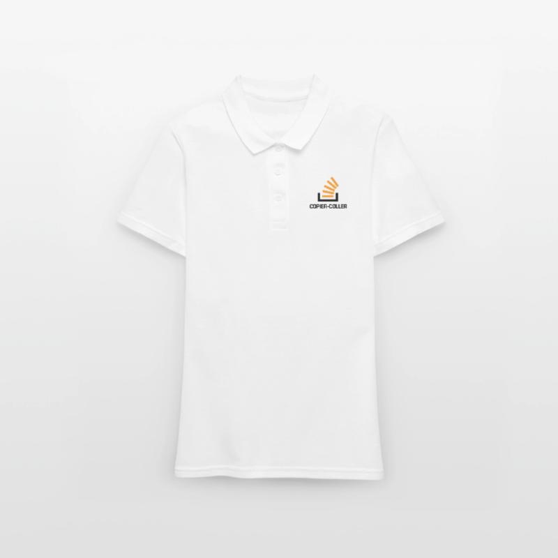 Copier Coller Programmer Software Developer Nerd G Frauen Polo Shirt