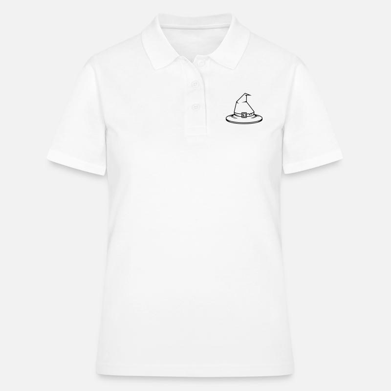Magic hat witch - Women's Polo Shirt - white
