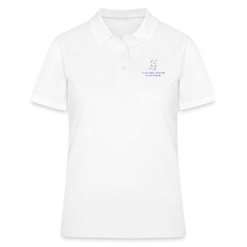 Meine beste Freundin ist eine Ballerina - Frauen Polo Shirt - Weiß - Vorne - Ailine (174cm)