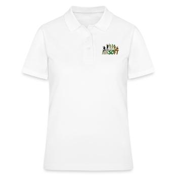 Airsoft / Softair / Softgun / AEG Airsoft Milsim - Polo Femme - blanc - Devant - Ailine (174cm)