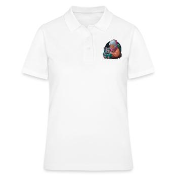Personalisiertes Geschenk Muttertag, Couture Frau - Frauen Polo Shirt - Weiß - Vorne - Ailine (174cm)