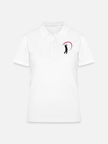 golf - Polo Femme - blanc