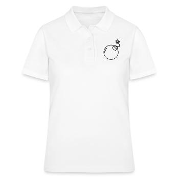 Exlosive Bomb - Polo Femme - blanc - Devant - Ailine (174cm)