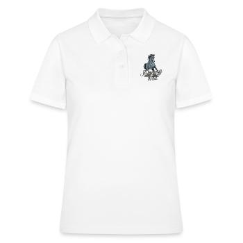 Courir sauvage - Polo Femme - blanc - Devant - Ailine (174cm)