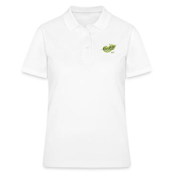 Palms Palme Palmen Shirt - Frauen Polo Shirt - Weiß - Vorne - Ailine (174cm)