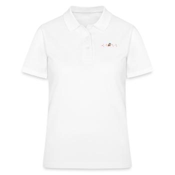 Cerises cerises cerises cerises cerises fruits Fruits Fruits Fruits - Polo Femme - blanc - Devant - Ailine (174cm)