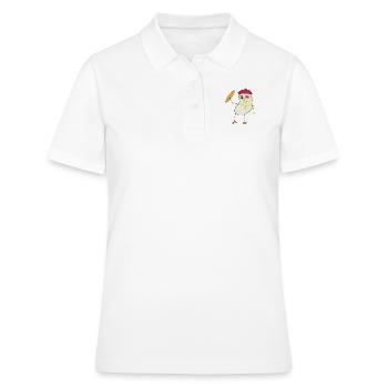 le$bean - Frauen Polo Shirt - Weiß - Vorne - Ailine (174cm)