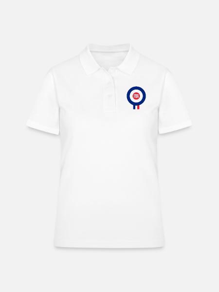 Frankreich - Frauen Polo Shirt - Weiß