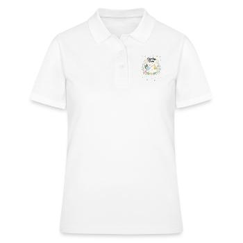Baby Coming Soon - Women's Polo Shirt - white - Front - Ailine (174cm)