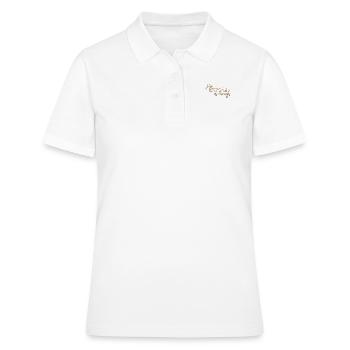 Christliches Design Seine Gnade ist genug - Frauen Polo Shirt - Weiß - Vorne - Ailine (174cm)