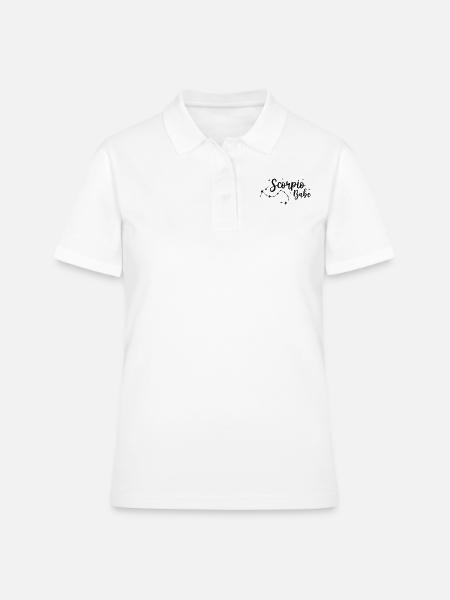 Scorpio Babe - Polo Femme - blanc