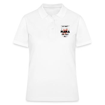So sieht die beste Mama der Welt aus - Frauen Polo Shirt - Weiß - Vorne - Ailine (174cm)