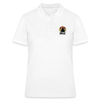 Grenouille - Polo Femme - blanc - Devant - Ailine (174cm)
