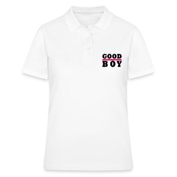 Good boy - Polo Femme - blanc - Devant - Ailine (174cm)